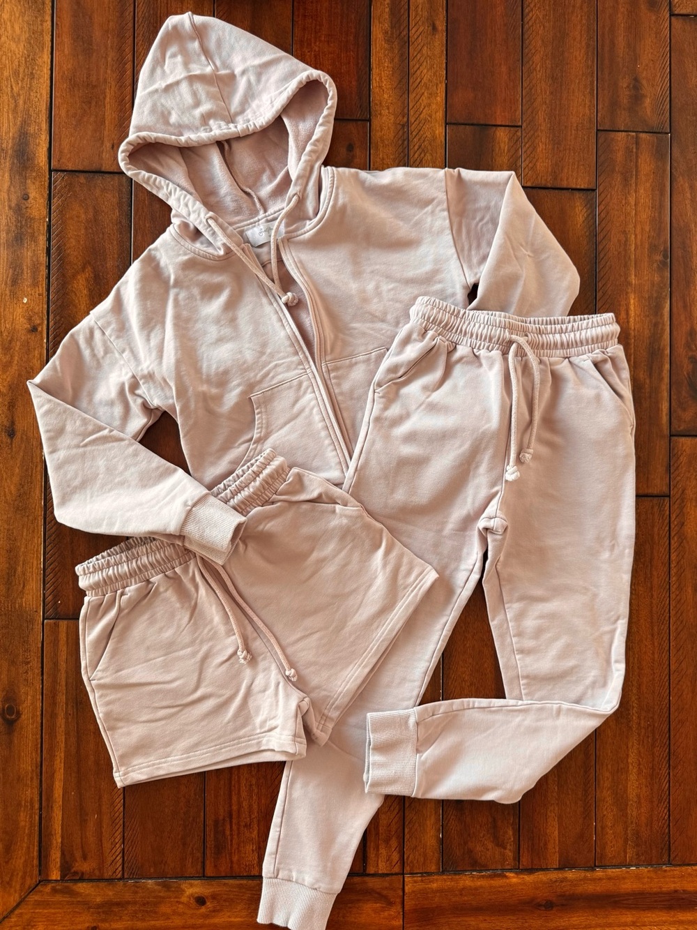SweetHoney 3 piece Blush Lounge Set Size 10Y - Picture 1 of 3